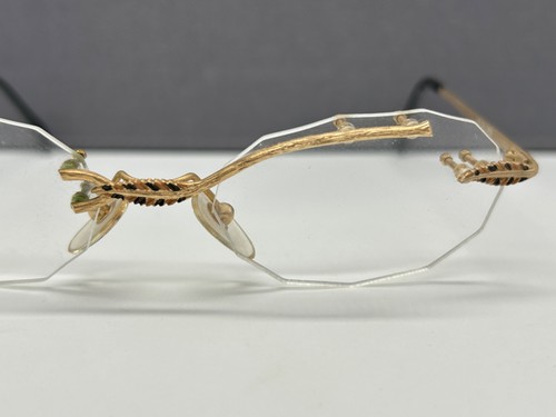 Choc brille damen rund - rund, gold