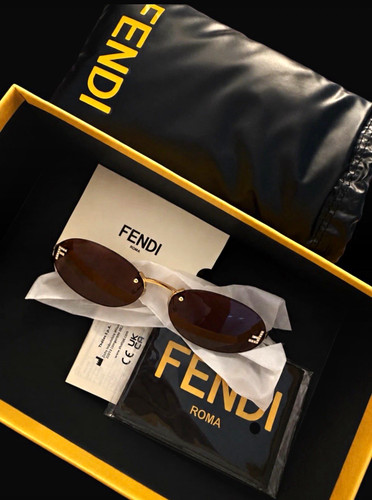 Fendi damen sonnenbrille oval - fendi,