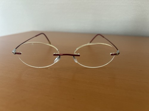 Silhouette brille titan rot - brille, titan,
