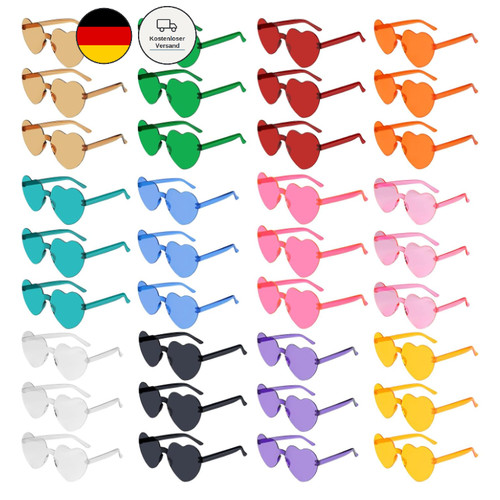 Herz sonnenbrillen stück - herz-sonnenbrillen,